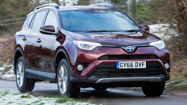 Toyota RAV4 front snow