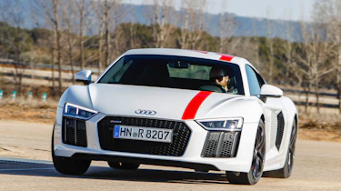 Audi R8 RWS - front cornering