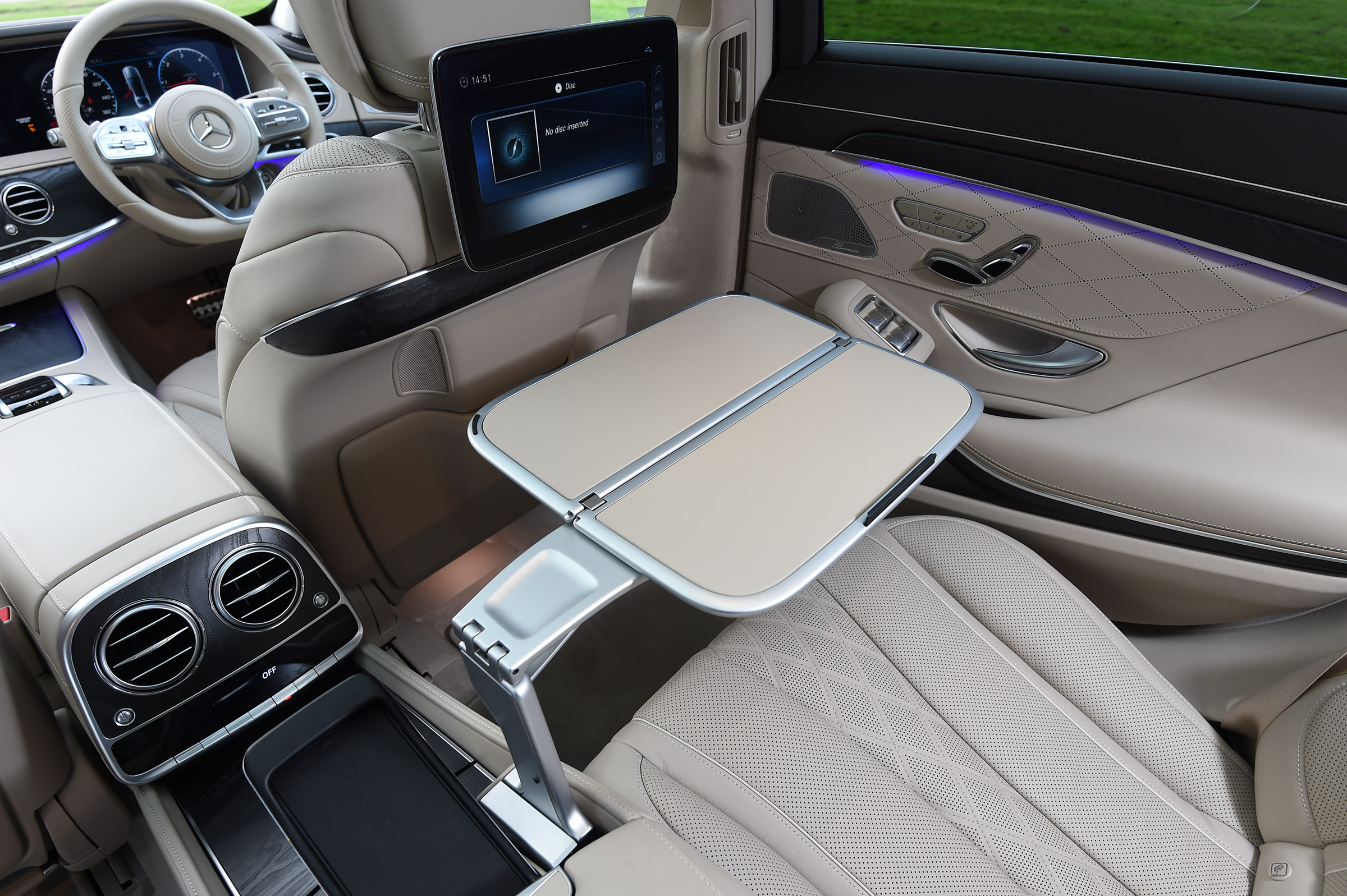 Mercedes S-Class - rear interior