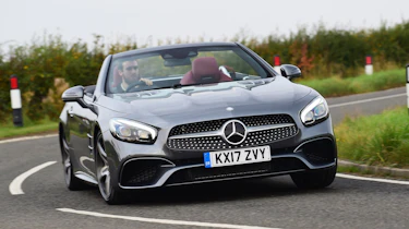 Mercedes SL 400 - front cornering