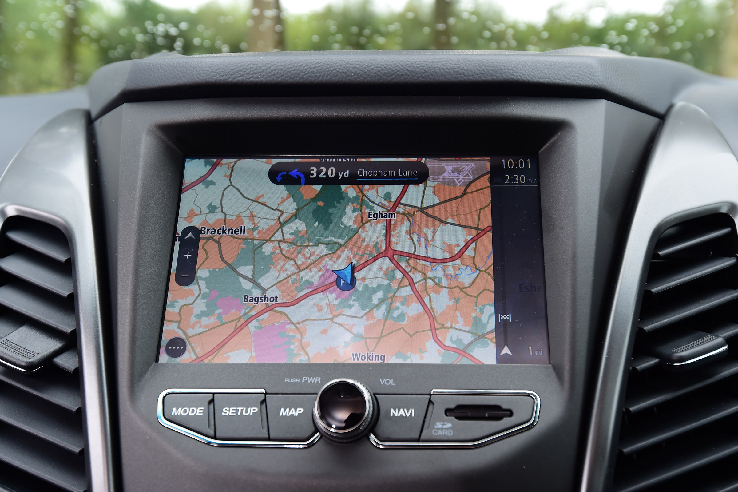 SsangYong Korando - sat-nav