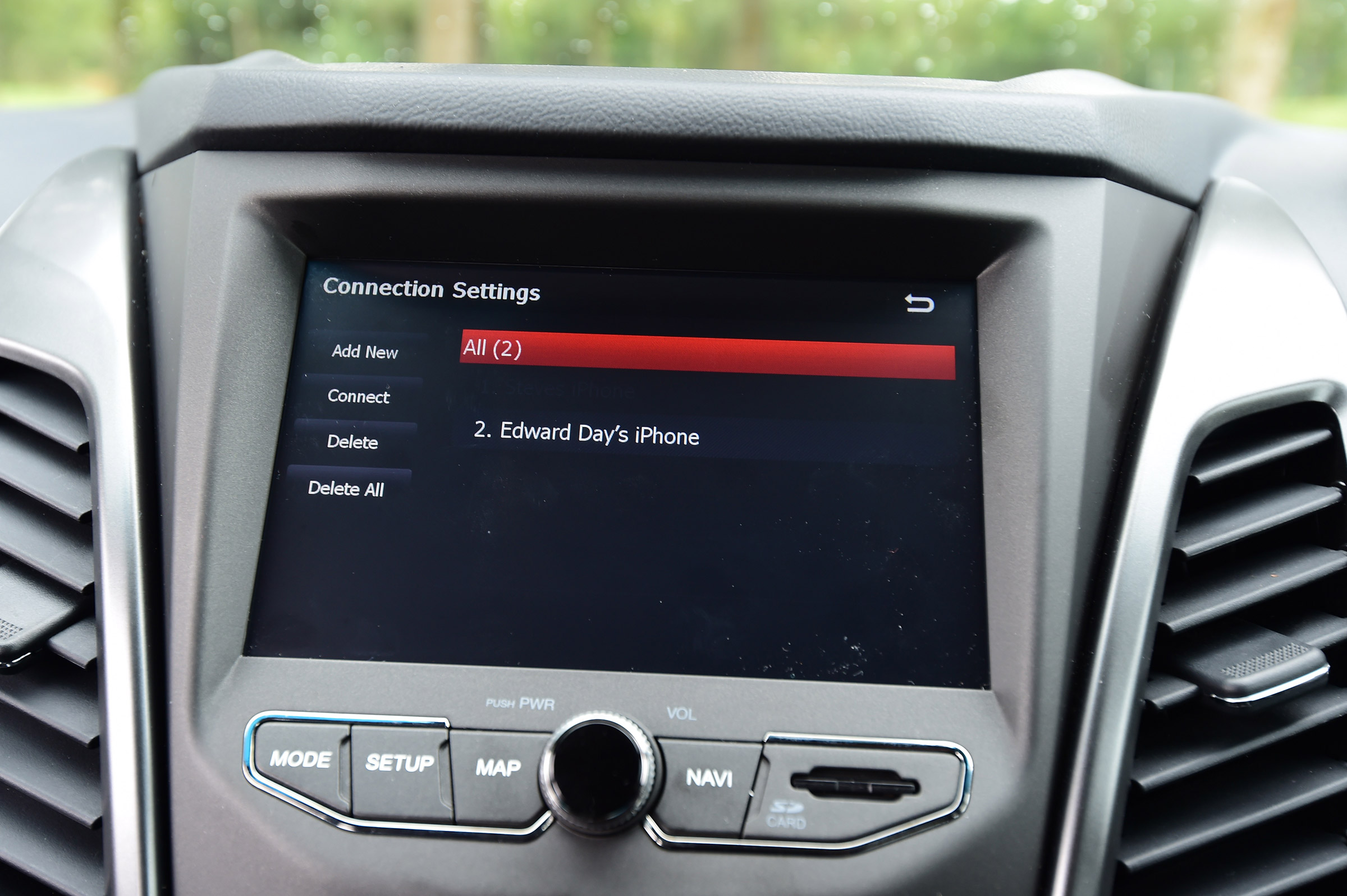 SsangYong Korando - screen