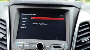 SsangYong Korando - screen