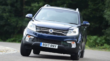 SsangYong Korando - front action