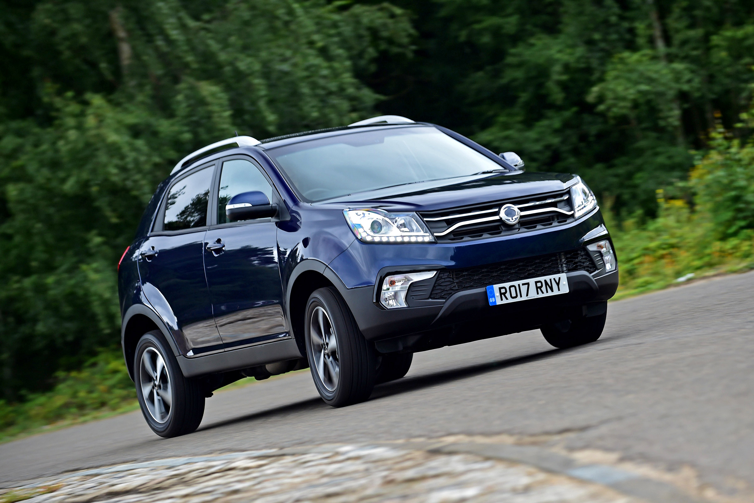 SsangYong Korando - front cornering