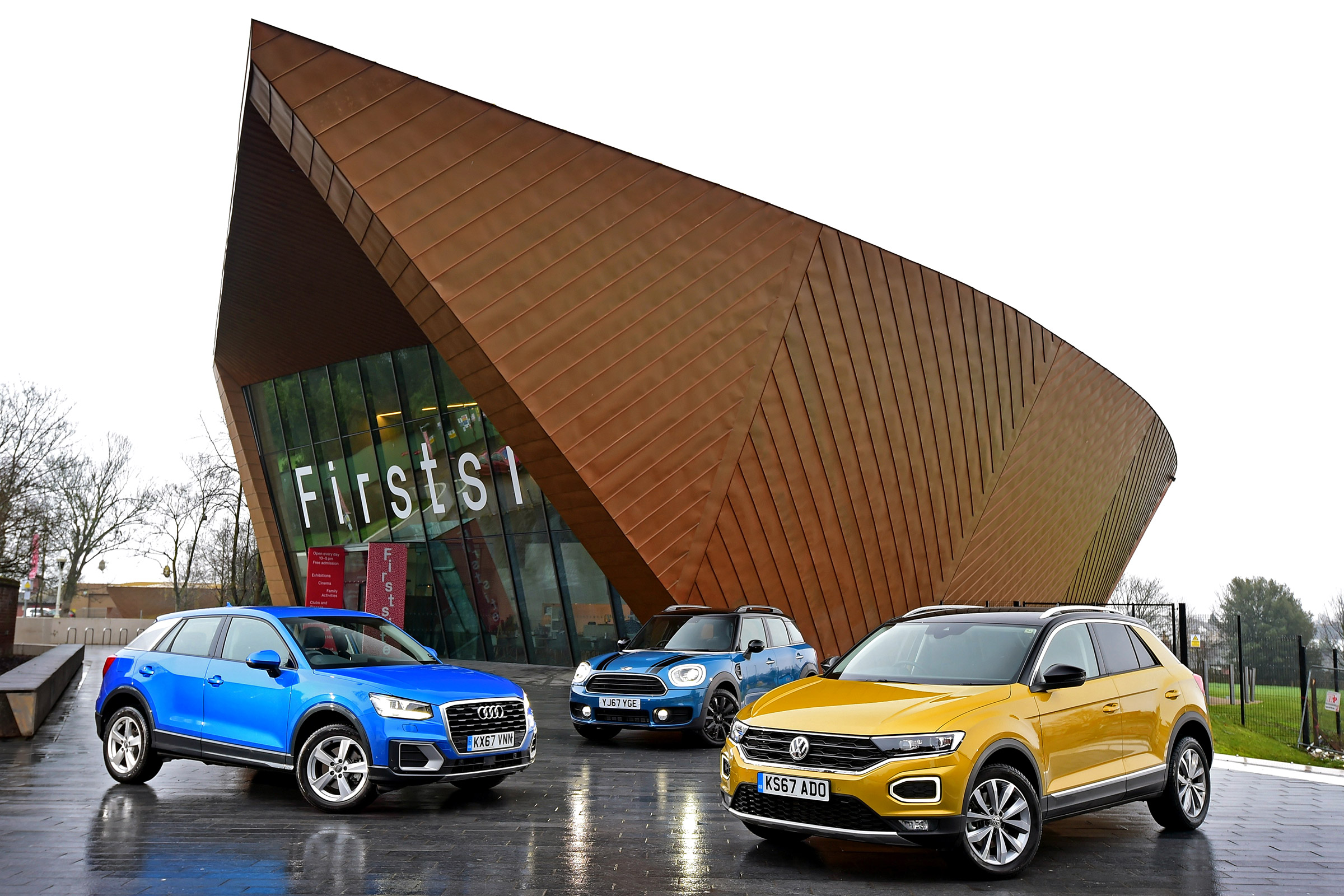 Volkswagen T-Roc vs Audi Q2 vs MINI Countryman - head-to-head