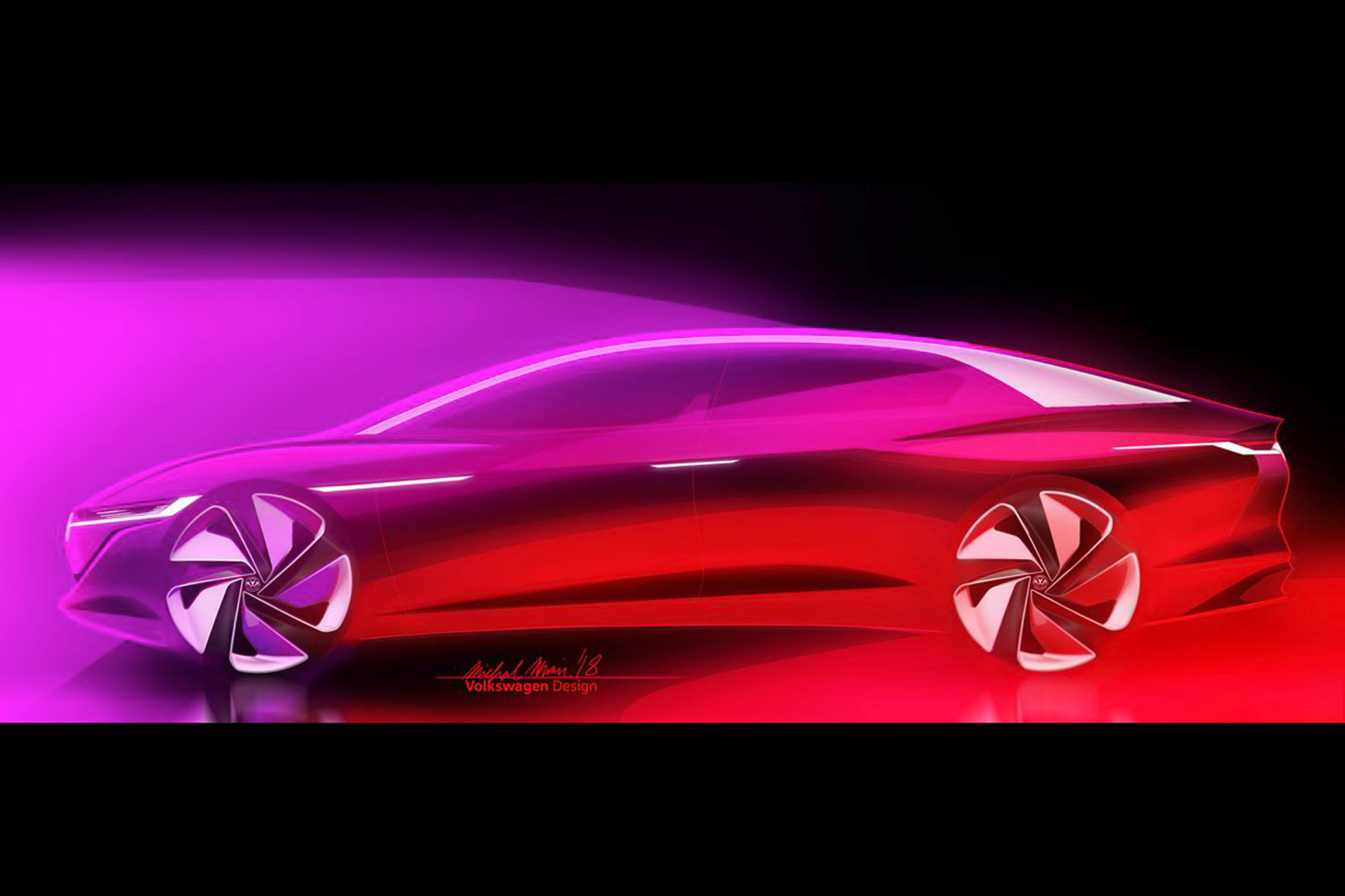 Volkswagen I.D. Vizzion concept teaser