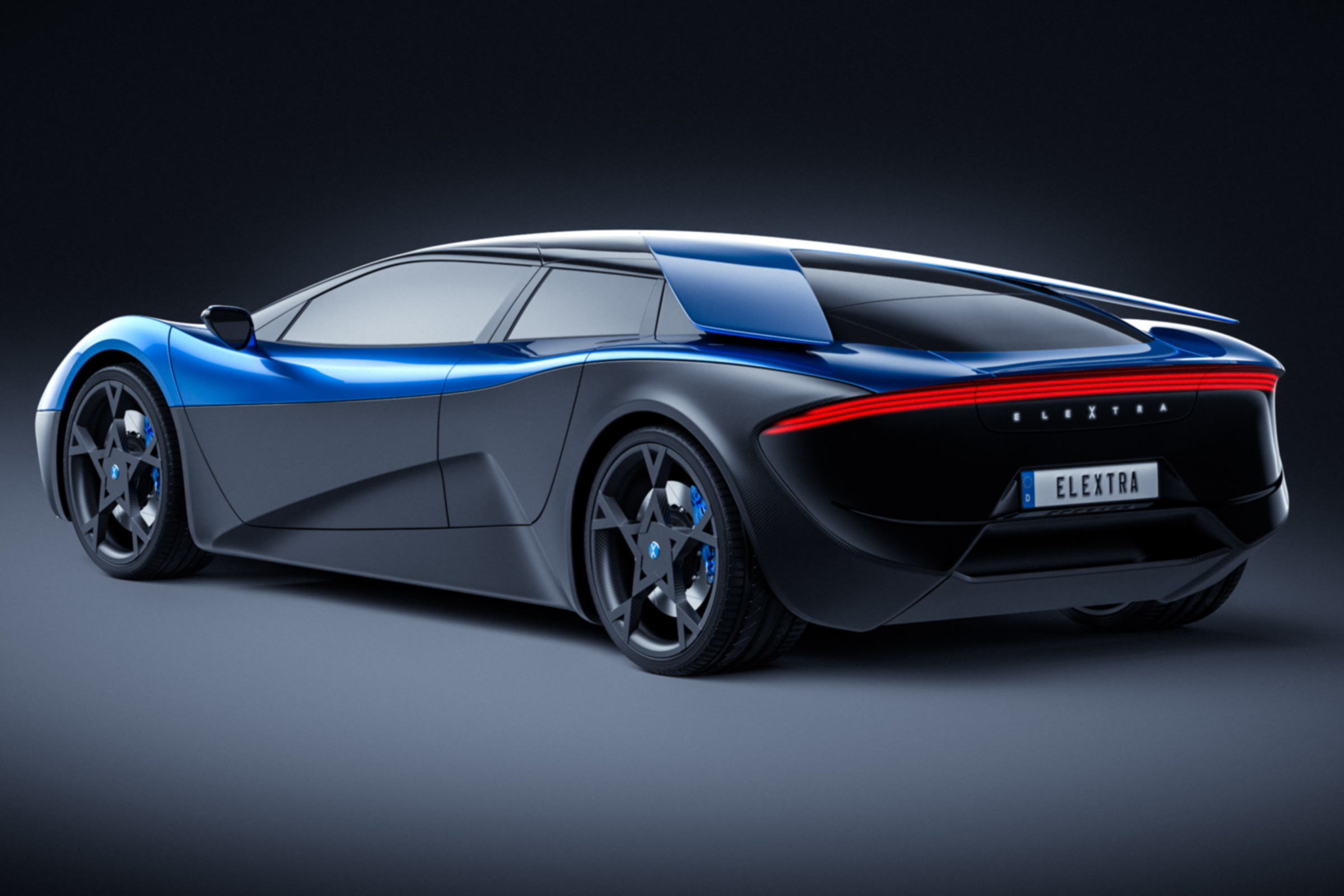 Elextra EV supercar rear
