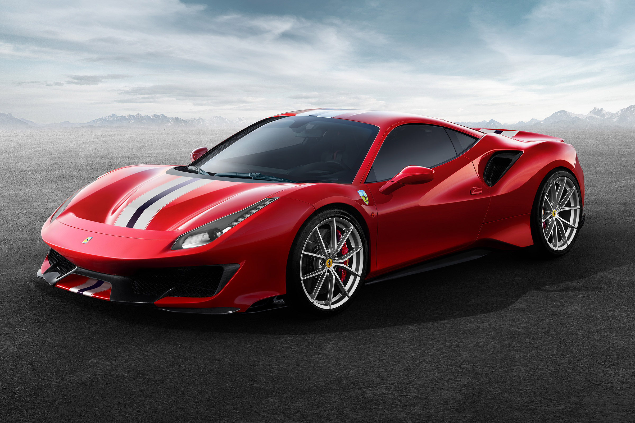 New Ferrari 488 Pista - front