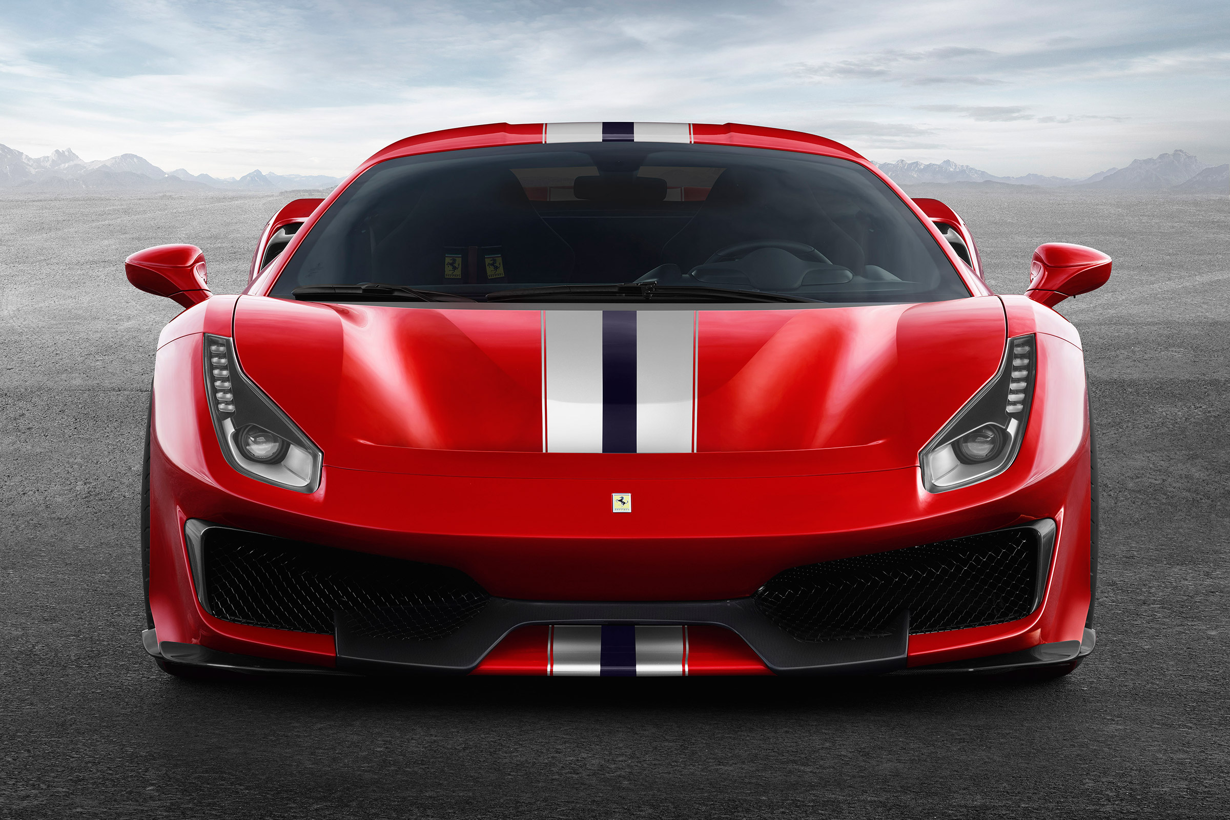 New Ferrari 488 Pista - full front