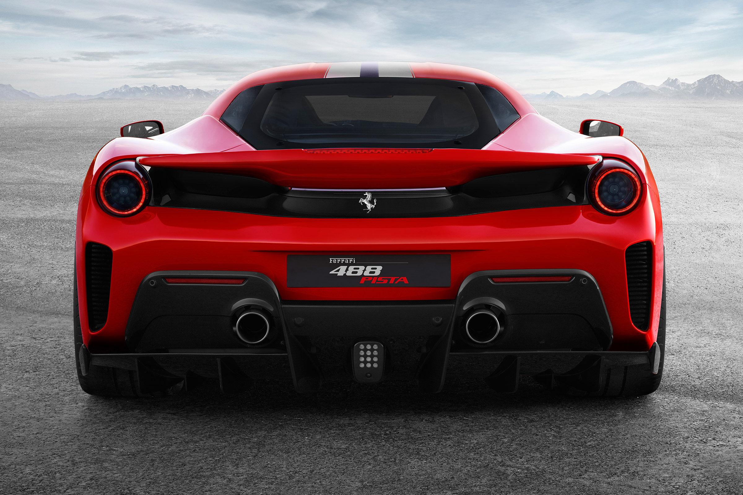 New Ferrari 488 Pista - full rear