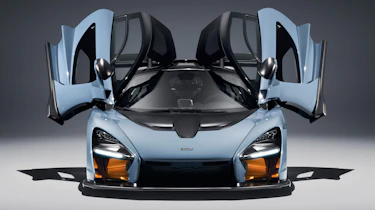 McLaren Senna - grey front doors open