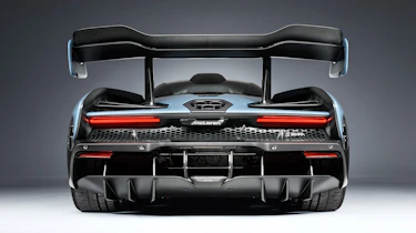 McLaren Senna - grey full rear