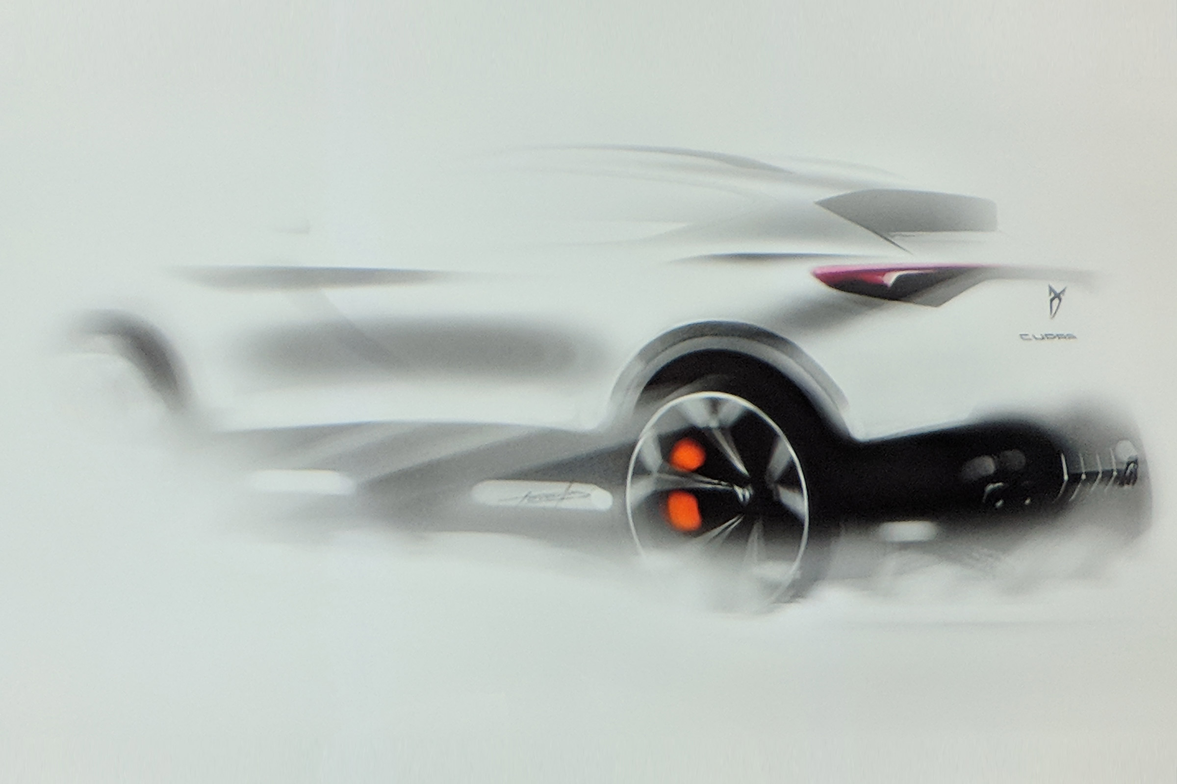 Cupra bespoke car - sketch