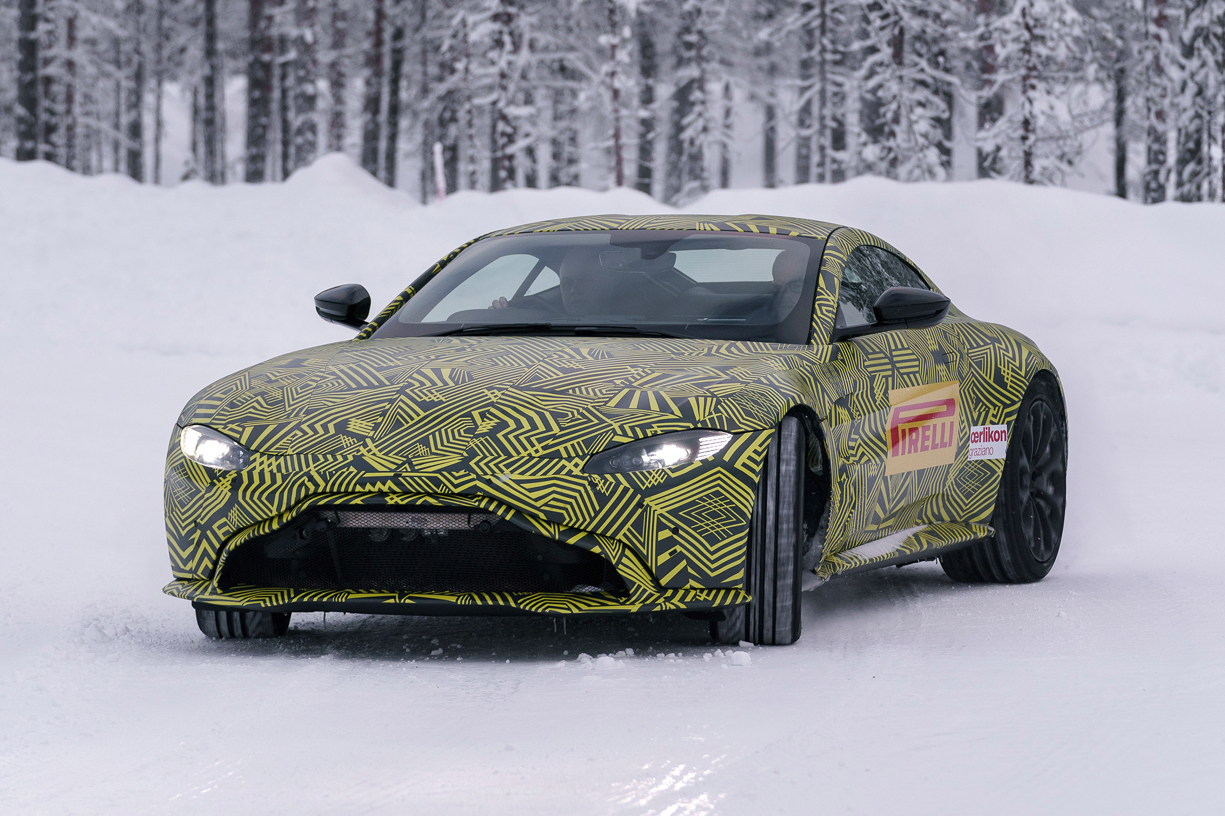 Aston Martin Vantage prototype - front tracking