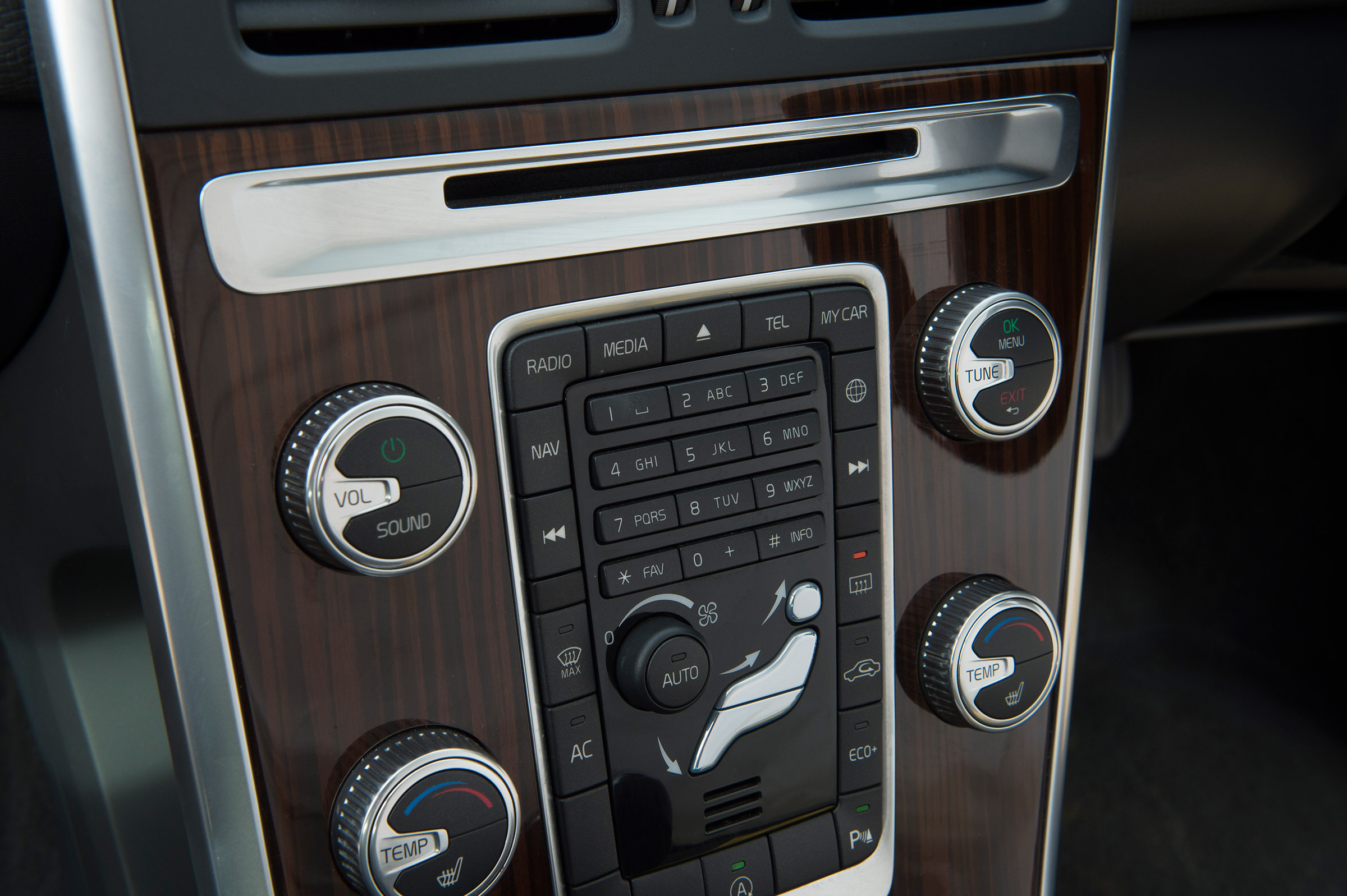 Used Volvo XC60 - centre console