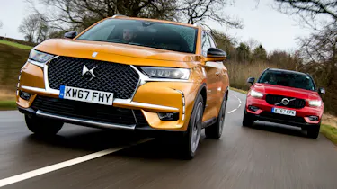 DS 7 Crossback vs Volvo XC40 header