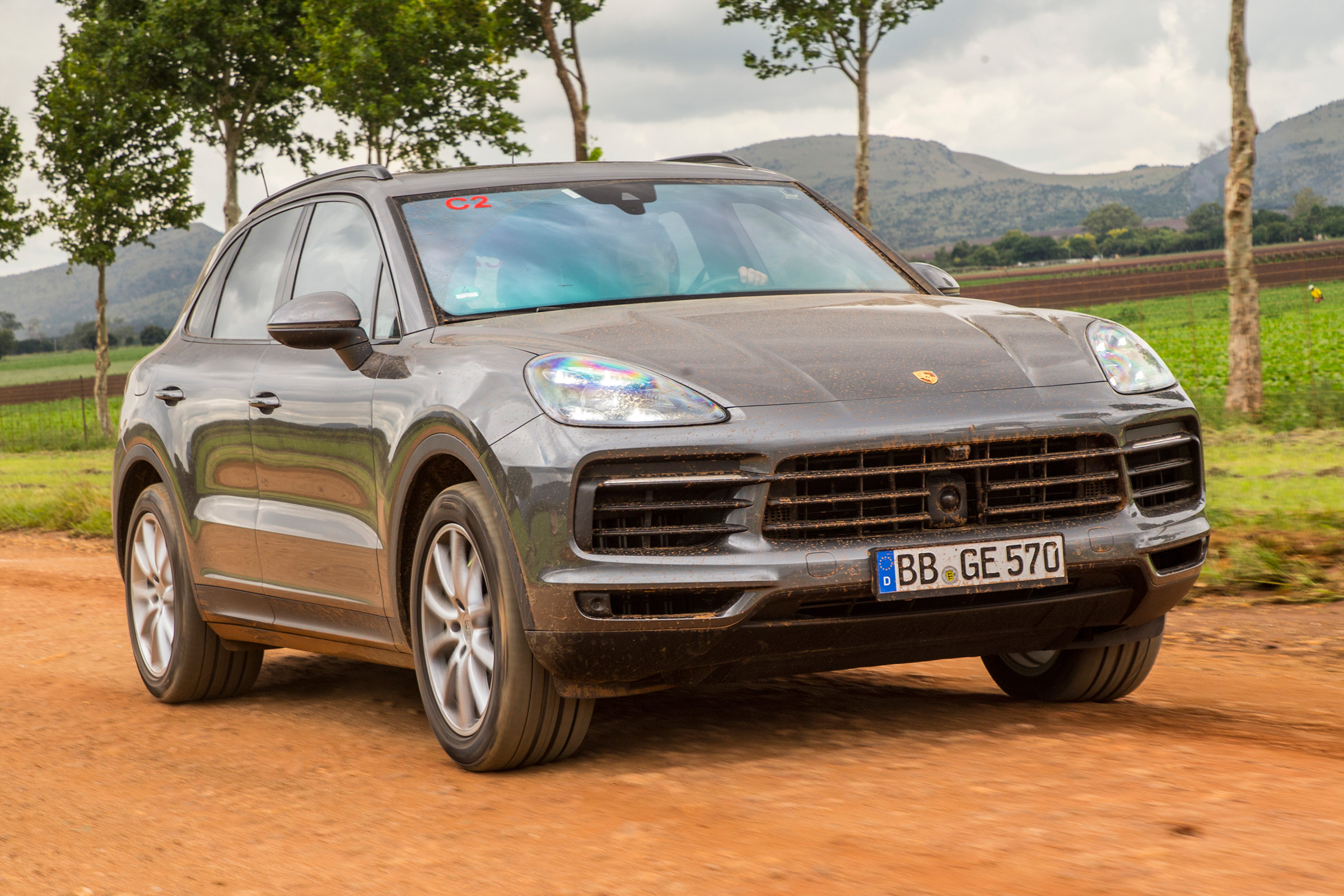 Porsche Cayenne E-Hybrid prototype - front