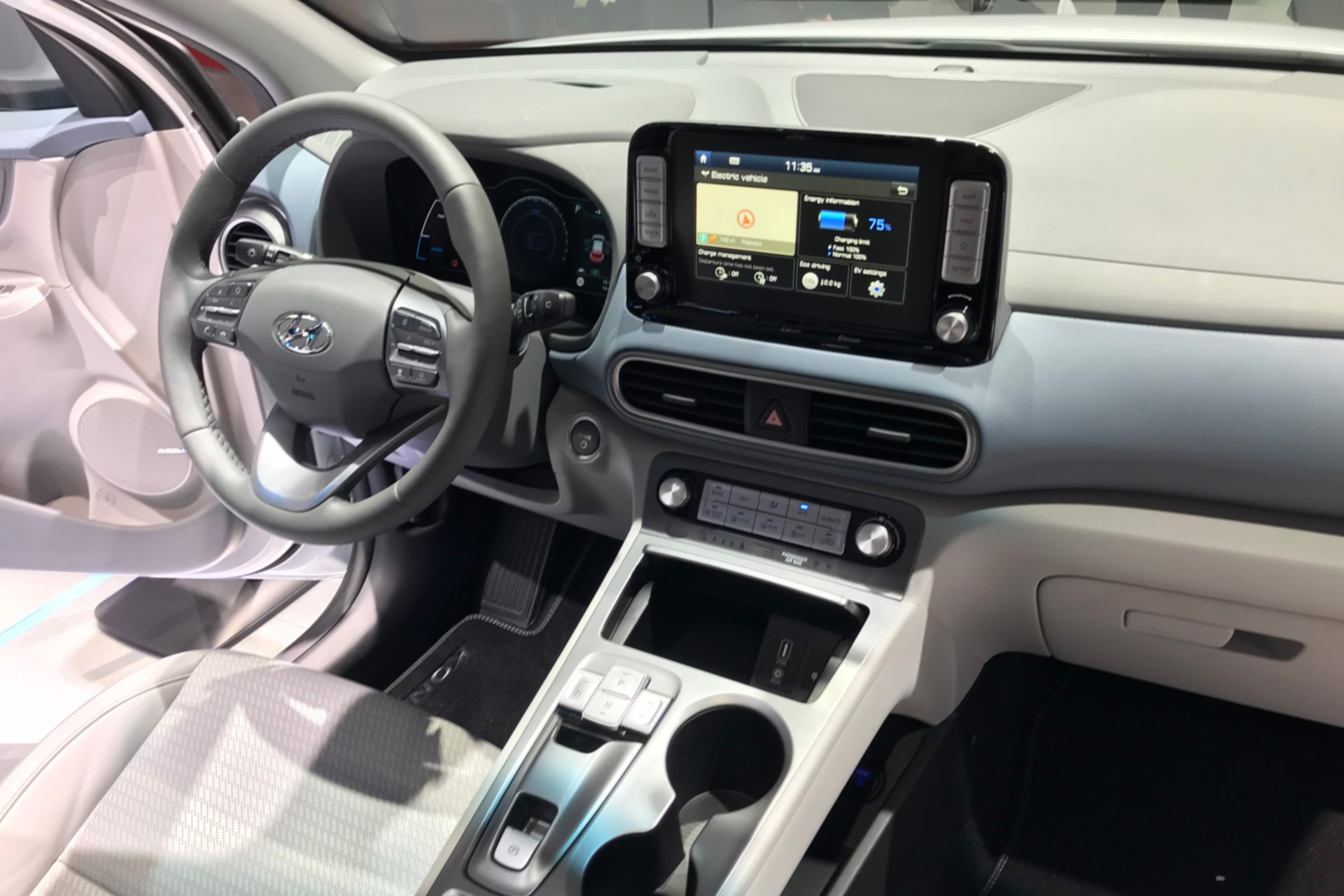 Hyundai Kona electric interior