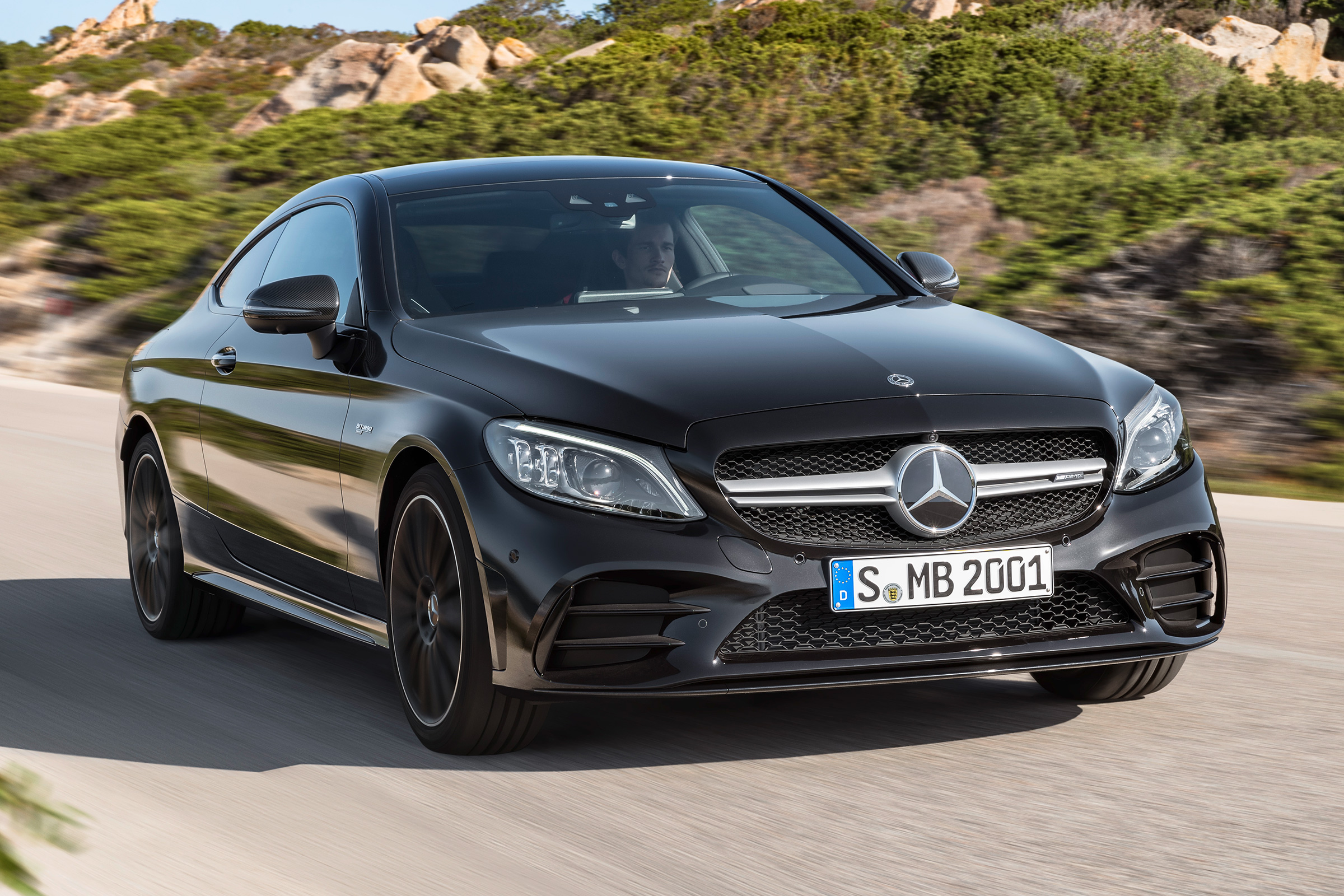 New Mercedes C-Class Coupe - front