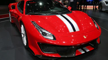 New Ferrari 488 Pista front quarter