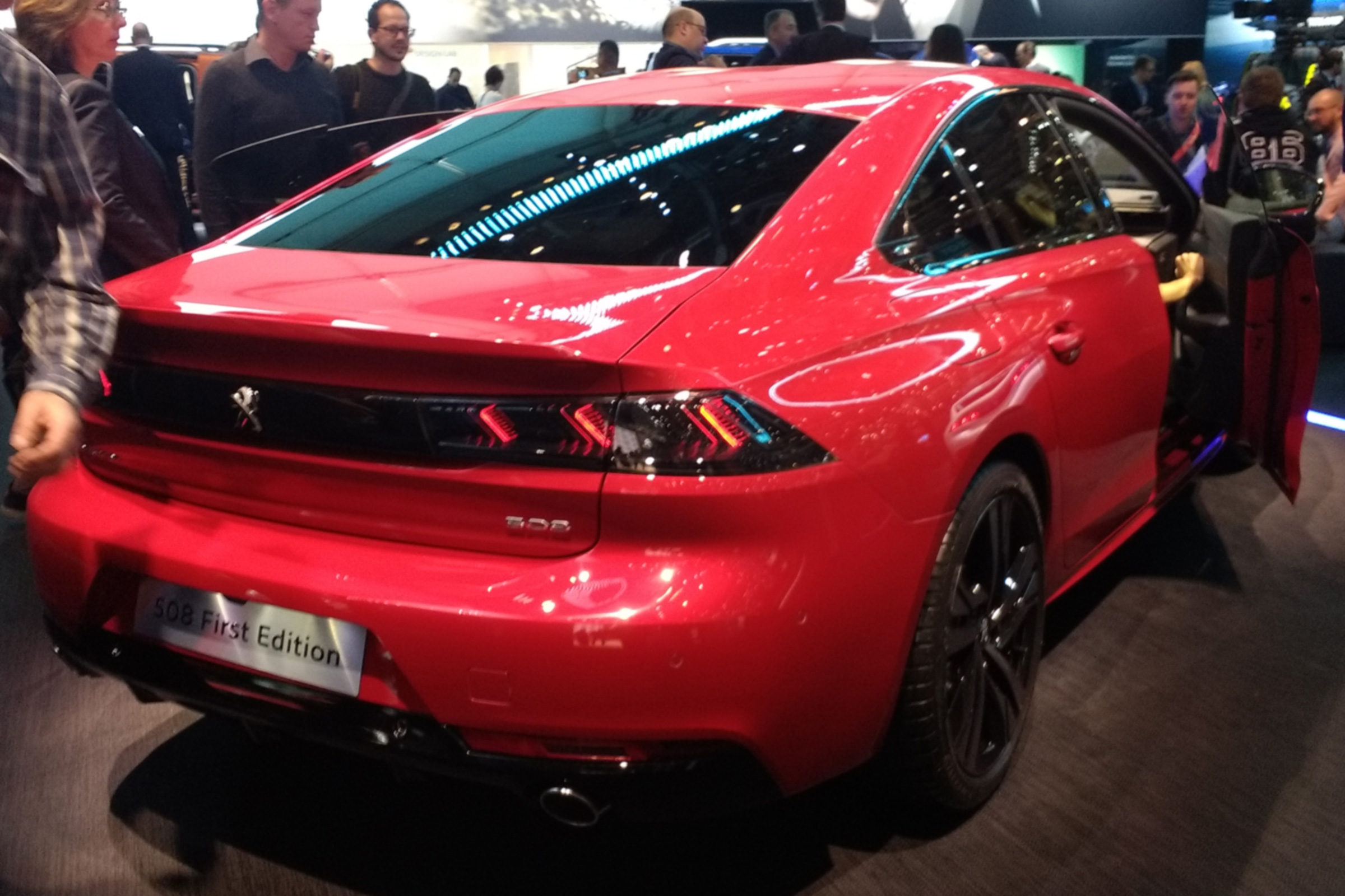 New Peugeot 508 rear red