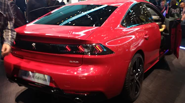 New Peugeot 508 rear red