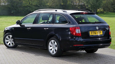 Used Skoda Superb back quarter