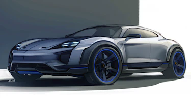 Porsche Mission E Cross Turismo - sketch