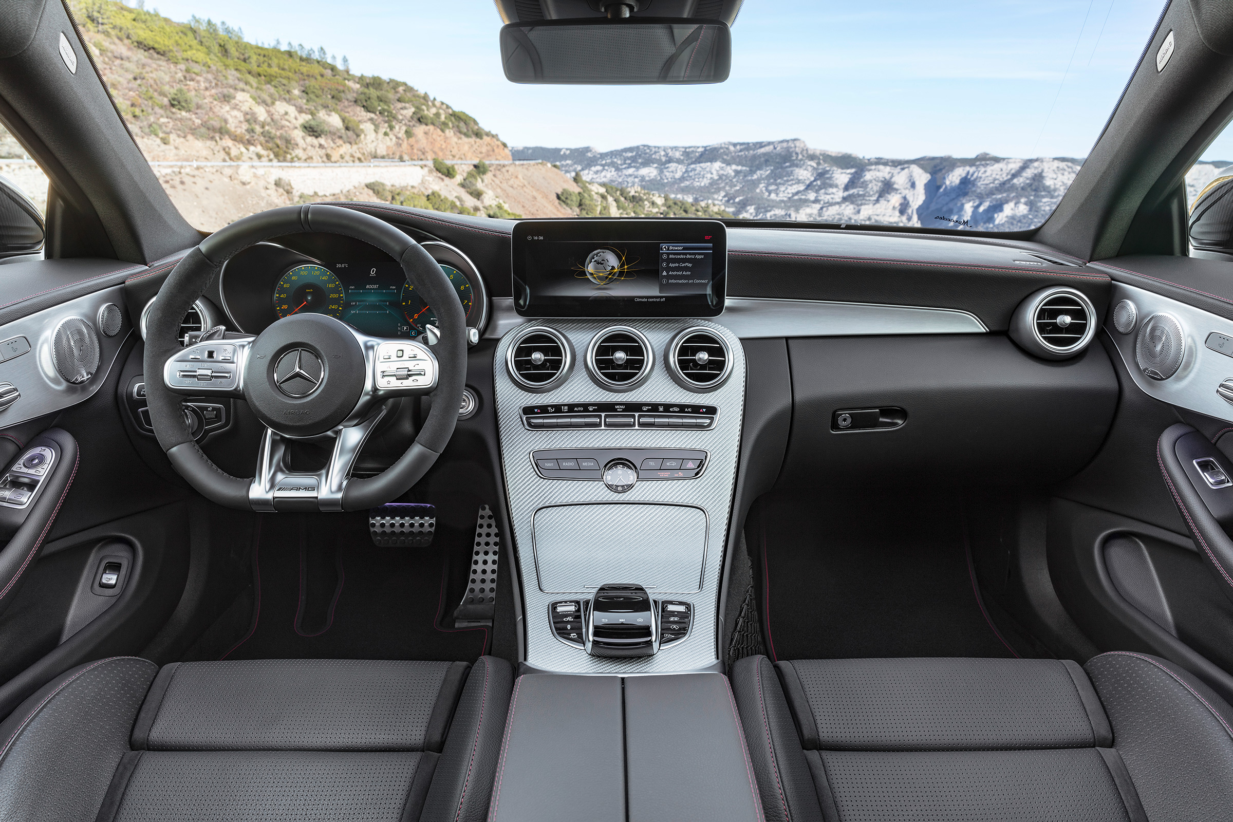 New Mercedes C-Class Coupe - interior