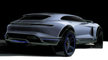 Porsche Mission E Cross Turismo - sketch