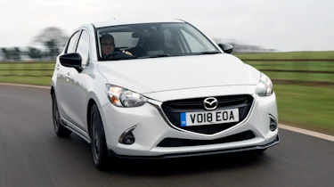 Mazda 2 Sport Black - front cornering