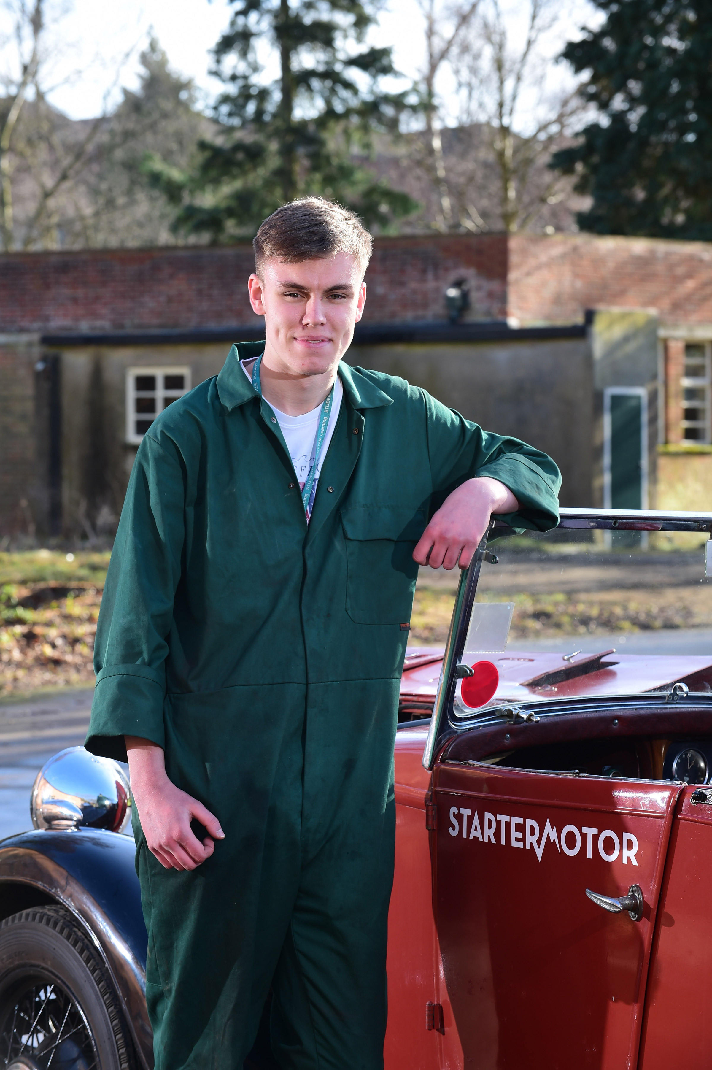 Student Car Mechanic Oliver Lees