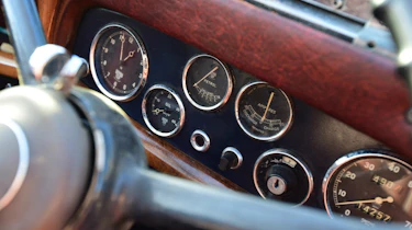 Classic car dashboard