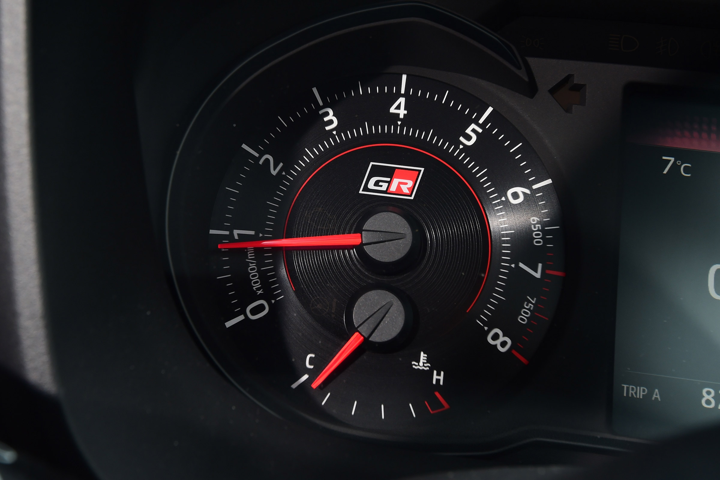 Toyota Yaris GRMN - dial detail