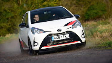 Toyota Yaris GRMN - front cornering