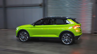 Skoda Vision X concept - side action