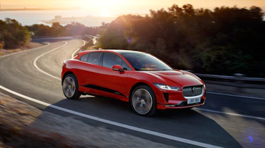 Jaguar I-Pace - front red action