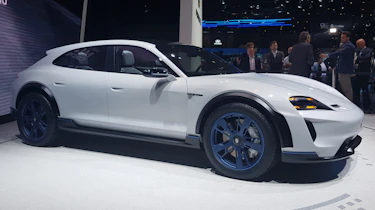 Porsche Mission E Cross Turismo front quarter