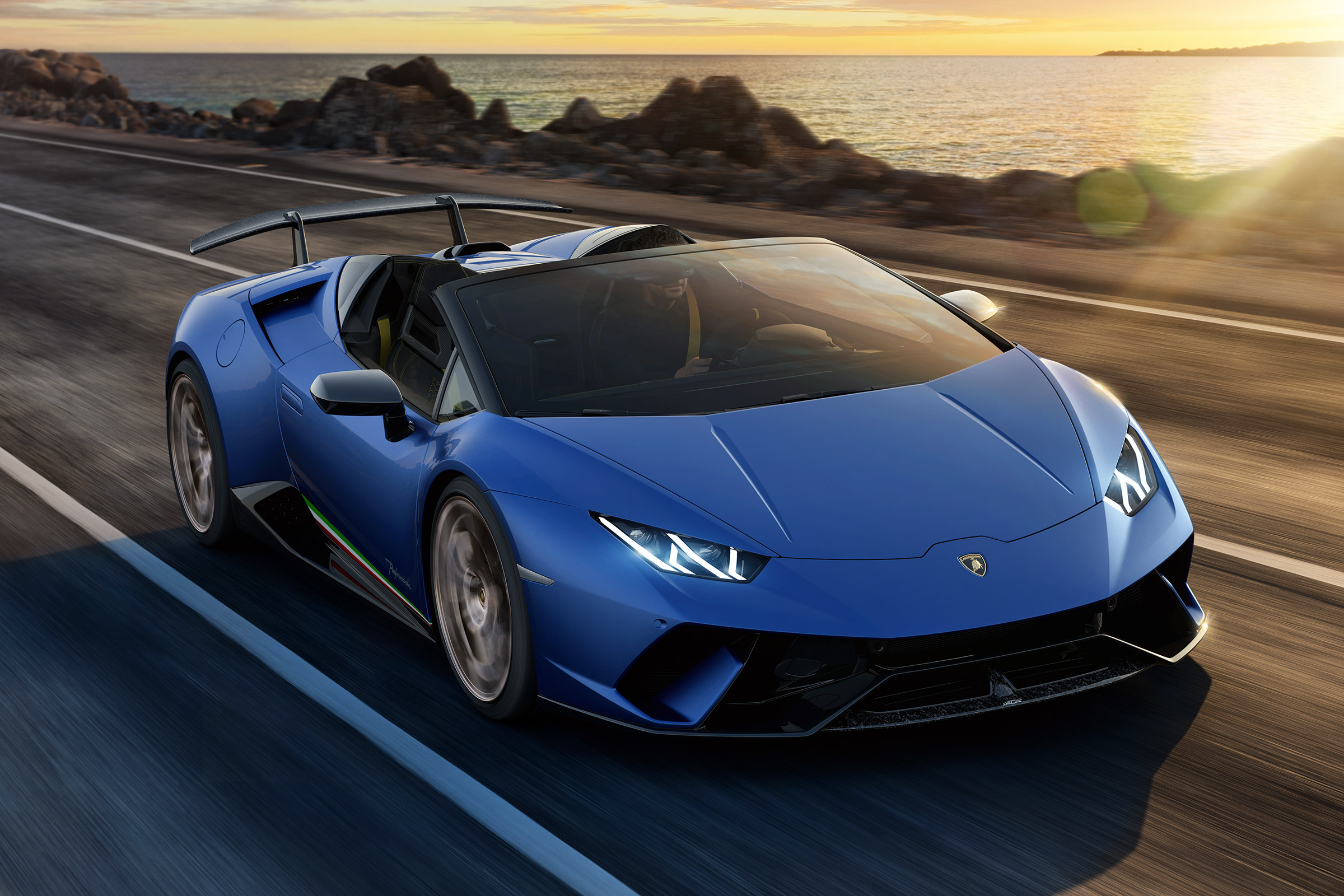 Lamborghini Huracan Performante Spyder - front action