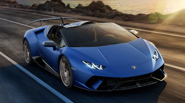Lamborghini Huracan Performante Spyder - front action