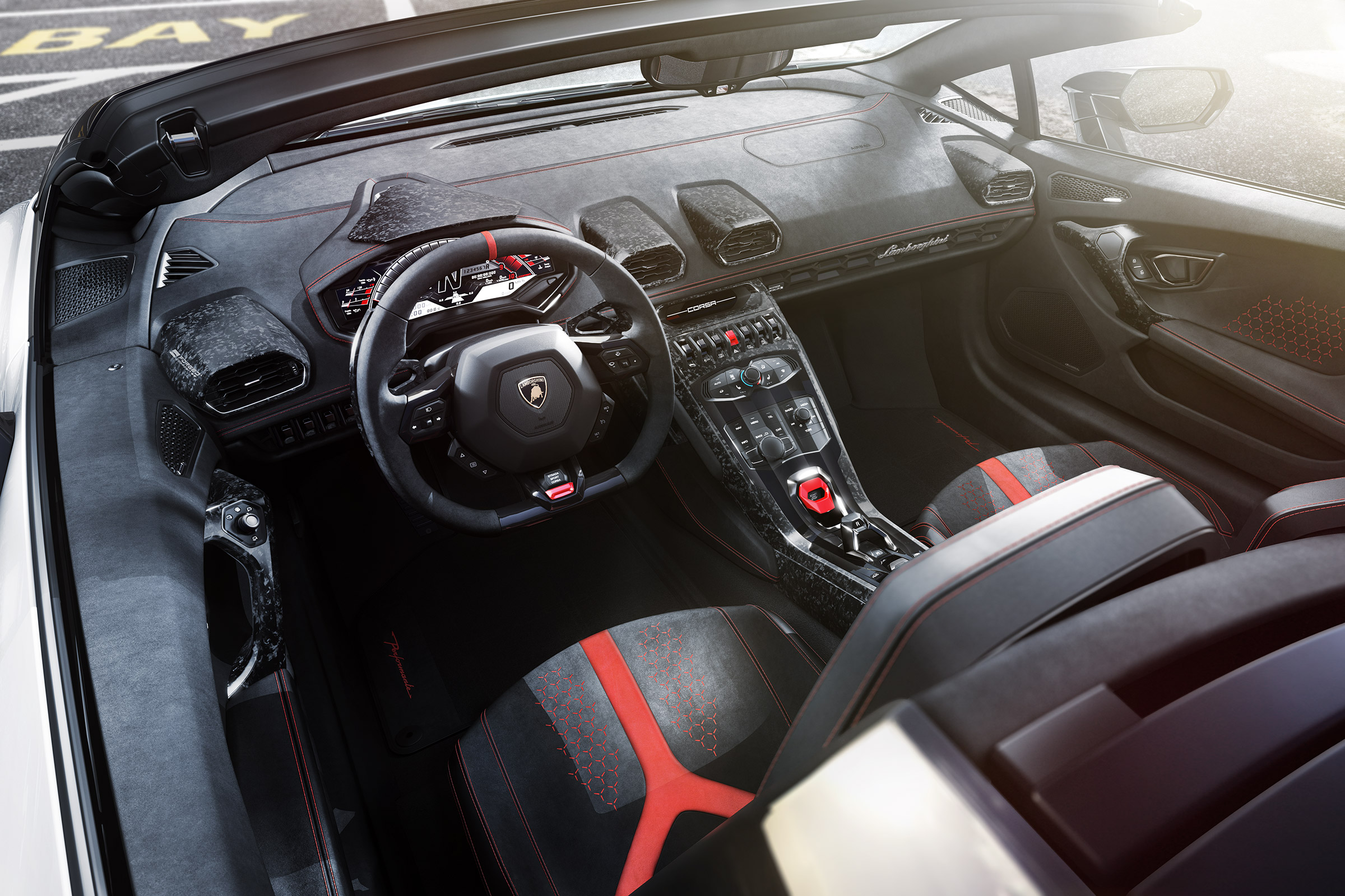 Lamborghini Huracan Performante Spyder - dash