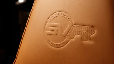 Range Rover Sport SVR - seat detail