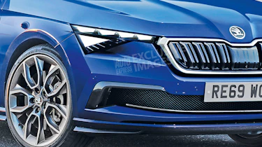 Skoda Rapid - front detail (watermarked)