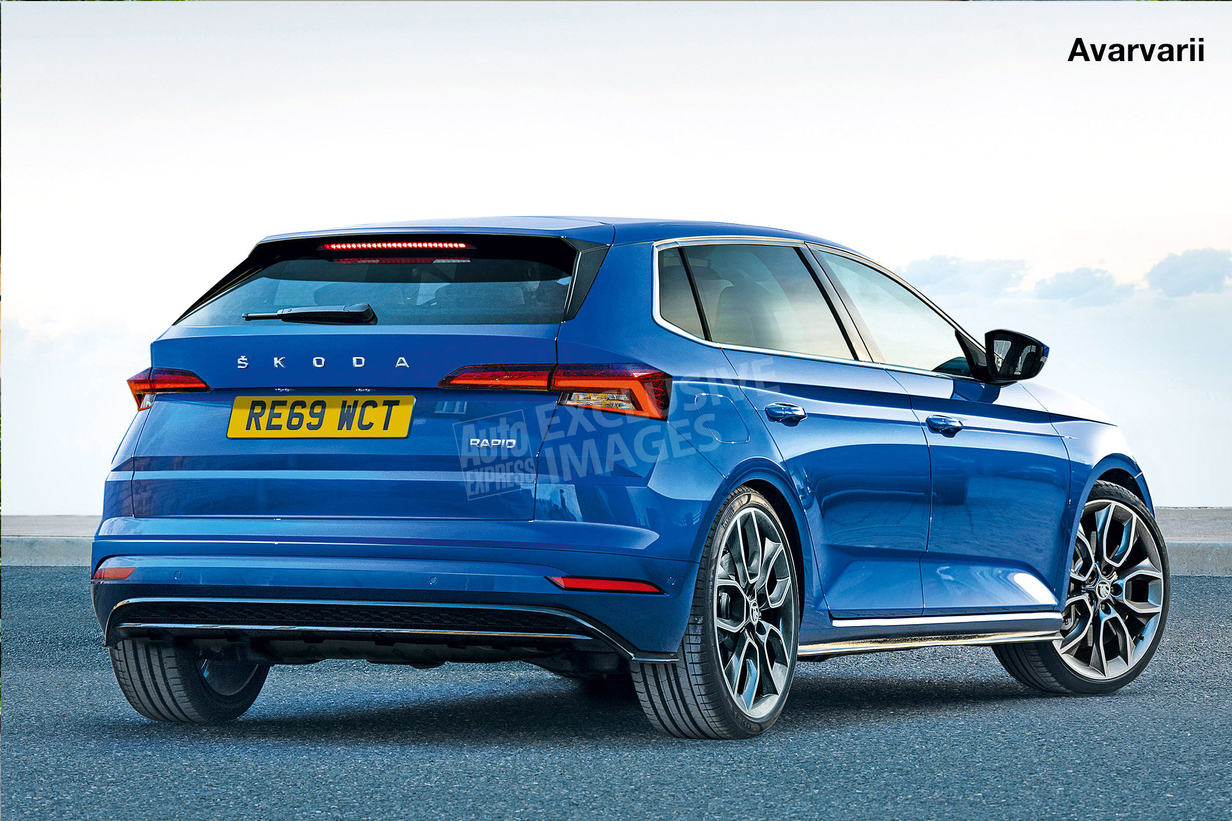 Skoda Rapid - rear (watermarked)
