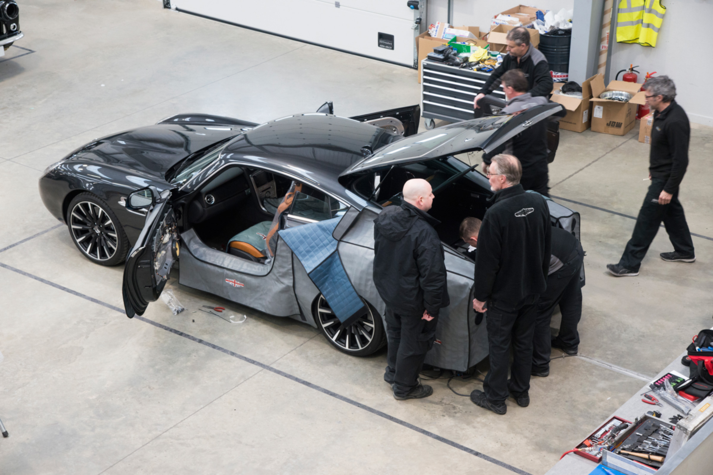 David Brown Automotive Speedback doors open