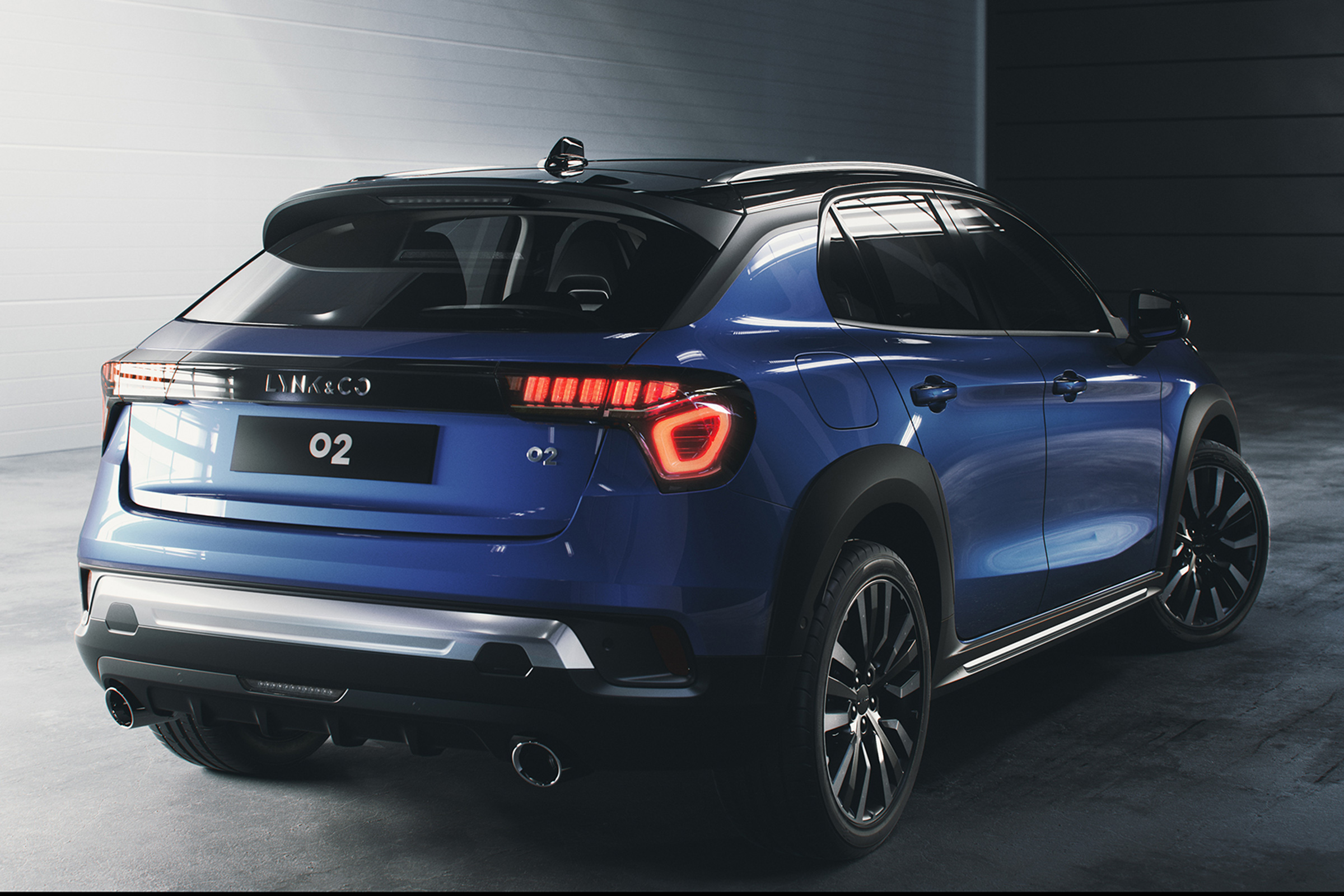 Lynk &amp; Co 02 SUV - rear