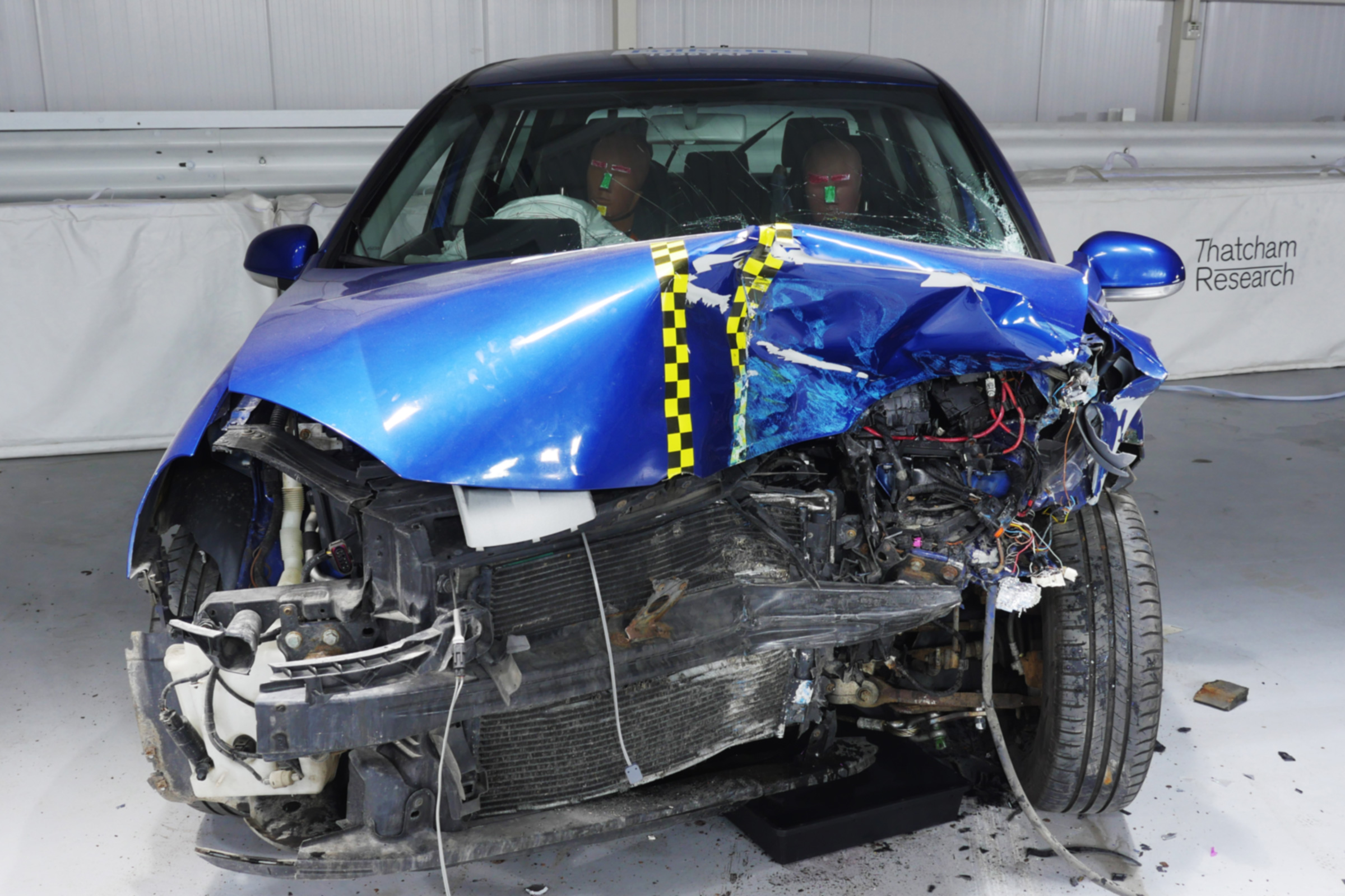 Rusty NCAP-style test crunched bonnet