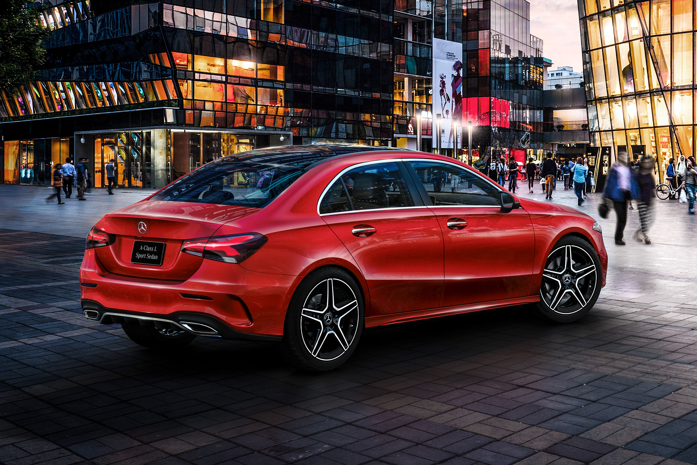 Mercedes A-Class saloon - rear