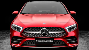 Mercedes A-Class saloon - red full front